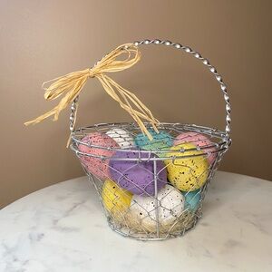 Martha Stewart Easter Basket Egg Decor